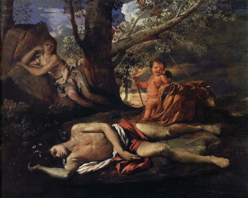 echo och narcissus, Nicolas Poussin